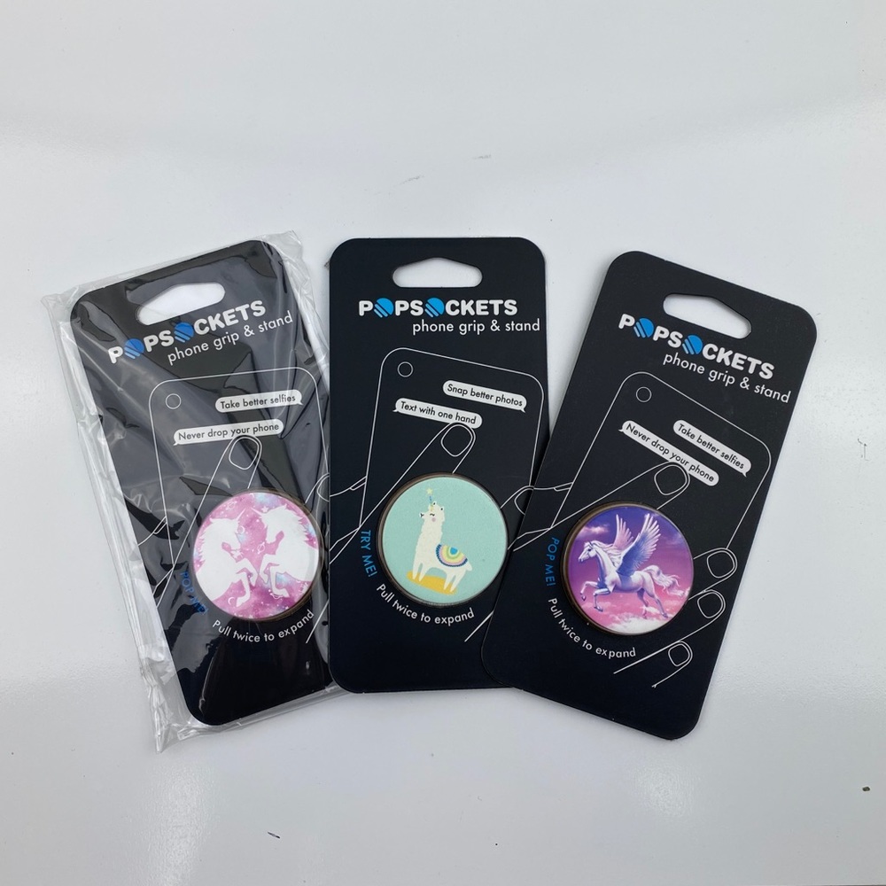 3 Popsocket Bundle (Unicorn)